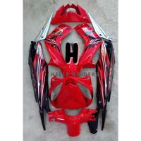 ราคา ชุดสี ยามาฮ่ าสปาร์ค 135 เฟรม Yamaha Spark 135 รถปี 2008 ครบชุด 11 ชิ้น สีแดงสดดำ (9295939102)