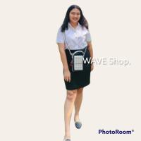 ราคา กระโปรงทรงเอสั้นผ่าหน้า&ผ่าหลัง ยาว 20,22,24 (ไซส์35-45 )ใส่สบาย ผ้าฮานาโกะ (11366697156)