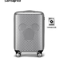 ราคา Samsonite x Disney กระเป๋าเดินทางลายมิคกี้การ์ตูนผู้หญิงกระเป๋าเดินทางน้ำหนักเบา 41C (26417376396)