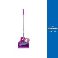 ราคา BE WISH ชุดไม้กวาดพร้อมที่โกยผง 10 นิ้ว สีม่วง (22239721693)