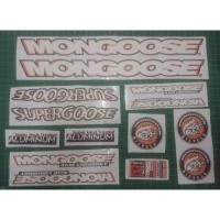 ราคา BMX Mongoose Supergoose Aluminium Decal สติกเกอร์โปร่งใส (22568890374)