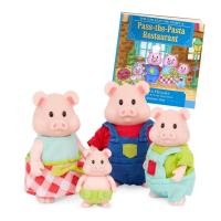 ราคา Li'l Woodzeez Pig Family เซ็ตตุ๊กตาครอบครัวหมู (50202447448)
