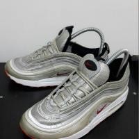 ราคา Nike Air Max 97 Metallic Silver-Varsity Red 312641-061 ปี 2007 มือสองของแท้ (1351848200)