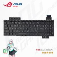 ราคา คีย์บอร์ด Asus ROG Strix GL503 GL703 GL503V GL503VD GL503VS GL703V (KBAS139) แป้นพิมพ์ ไทย-อังกฤษ มีไฟ Backlit (26075199469)