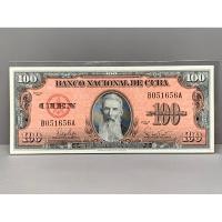 ราคา ธนบัตรรุ่นเก่าของประเทศคิวบา ชนิด100pesos ปี1959 UNC (23436097523)