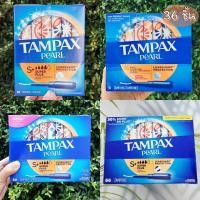 ราคา (Tampax®) Pearl Super Plus ผ้าอนามัยแบบสอด สำหรับวันมามากพิเศษ18,36,50,66 ชิ้น (8001446442)