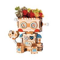 ราคา DIY Flower Pot - Pot Robot - กระถางต้นไม้ (5116881716)