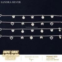 ราคา สร้อยข้อมือของเล่นแขวนเงิน 925 ชุบทองขาว (41226458094)