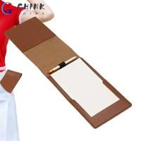 ราคา CHINK Golf Scorecard Holder, PU Leather Lightweight Yardage Book, Golf Black Brown 3 สี Score Notebook Golf Training (41926628384)