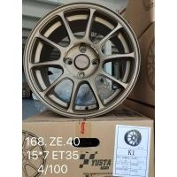 ราคา ล้อแม็กใหม่ ZE40 งานYUSTA - ขอบ 15 ( 15 x 4 รู ) หน้ากว้าง 7 x 7 - สี น้ำตาล ทอง (8113217618)