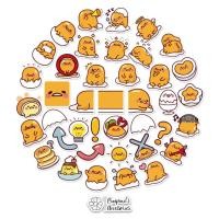 ราคา ʕ •ᴥ•ʔ ✿ พร้อมส่ง : สติ๊กเกอร์กันน้ำขนาดเล็กลายไข่ขี้เกียจ กุเดทามะ | Gudetama Small Waterproof Decoration Sticker Set. (13693526422)