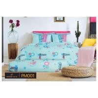 ราคา Premier satin Kidsผ้าปูที่นอน 3.5 ฟุต 3 ชิ้น + ผ้านวมขนาด 60"x80" การ์ตูนลิขสิทธิ์ของแท้100% (19665155667)