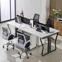 ราคา โต๊ะทำงาน โต๊ะทำงานพนักงานสไตล์มินิมอล โต๊ะทำงานสมัยใหม่ ชุดโต๊ะทำงานและเก้าอี้ สองด้าน หน้าจอตรงข้าม โต๊ะคอมพิวเตอร์ (28238136309)