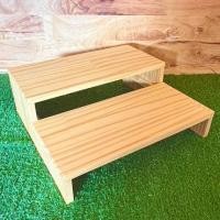 ราคา GS01-15*32 สิ่งของโชว์ต่างๆ ไม้วางของ รองกระถาง ทรงขั้นบันได 2 ชั้น เคลือบแลคเกอร์ (พร้อมส่งจากกรุงเทพ) (22043821956)