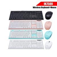 ราคา OKER IK7500 WIRELESS KEYBOARD & MOUSE SET ชุดคีย์บอร์ด+เมาส์ไร้สาย (22383265516)