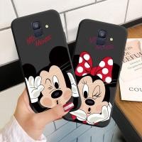 ราคา SAMSUNG ปลอกสําหรับsamsung A6 A6+ A8 A8+ Plus A7 A9 2018 A3 A5 A7 2016 2017 Soft Silicoenเคสโทรศัพท์ปกMinnieและMickey (28765571086)
