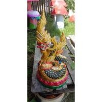 ราคา รูปปั้นองค์พญานาค รุ่นประทับบัว ของแต่งสวน (13246376356)