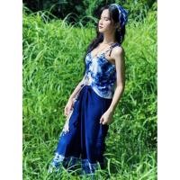 ราคา ชุดเสื้อ+กางเกงมัดย้อมครามพริ้วๆ mudyom.design (6857813679)