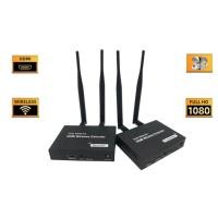 ราคา 200m Wireless Hdmi Extender 2.4g/5ghz 1080p Video Transmitter Receiver (26820491234)