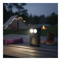 ราคา ไฟฉาย LED หมุนระยะไกลพิเศษกลางแจ้งพร้อมไฟติดหมวกและการออกแบบแบบพกพา (55100997356)