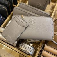 ราคา ✨สด-ผ่อน✨ Tory Burch Thea canvas Zip Continental Wallet Style No. 146471 (43207436112)