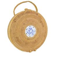 ราคา กระเป๋าหวายทรงกลมวินเทจ (1949532675)