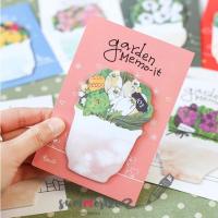 ราคา พร้อมส่ง‼️ memo notes sticky note pad โพสอิท/กระดาษโน้ต Garden Series ดอกไม้ กระดาษลายดอกไม้ กระดาษโพสอิท (74522605)