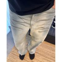 ราคา Jeans ทรง свободный от Acne Studios สีฟ้าอ่อนแบบด่าง มีลายกราฟิตี้ สำหรับทั้งผู้ชายและผู้หญิง (45653351387)