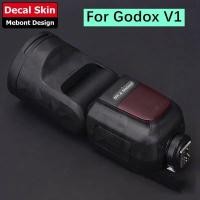 ราคา สําหรับ Godox V1 V1C V1N V1S V1F V1O V1P Anti-Scratch แฟลชสติกเกอร์ Coat Wrap ป้องกันฟิล์ม Body Protector ผิว 88 (56450327033)
