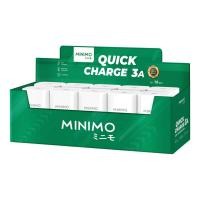 ราคา Minimo CGQ01 18W Quick Charger Adapter, ฝาครอบเครื่องชาร์จ USB เดี่ยว [1 กล่อง มี 10 ชิ้น] (47101322870)