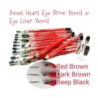 ราคา ดินสอเขียนคิ้ว พร้อมกบเหลา Sweet Heart eye brow & eyeliner pecil ดินสอเขียนขอบตาและเขียนคิ้ว (3305885234)