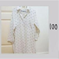 ราคา เดรสเชิ้ตยาว ลายจุด ขาวดำ (polkadot) (2612229854)