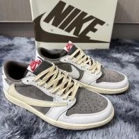 ราคา ฟิกเกอร์ จอแดน ของแท้ 100% Travis Scott xJordan Air Jordan 1 Low "Sailand Ridgerock" รองเท้าบาส และ (23564807465)