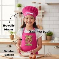 ราคา ชุดผ้ากันเปื้อนทําอาหารสําหรับเด็กและหมวกพร้อมปักชื่อฟรี/หมวกเชฟเด็ก/หมวกเชฟเด็กพร้อมปักชื่อฟรีสําหรับโรงเรียนอนุบาลและปร (44119409851)