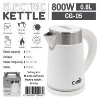 ราคา CEFLAR กาต้มน้ำไฟฟ้า Electric kettle 0.8 ลิตร ร้อนไว ตัดไฟอัตโนมัติ ประหยัดไฟ (CG-05) (40072113989)