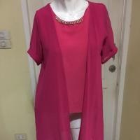 ราคา เสื้อสีชมพูบานเย็น (990991893)