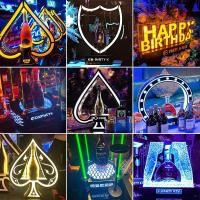 ราคา ที่วางขวดเหล้าชั้นวางไวน์ KTV. led. เหมาะกับร้านเหล้าและสถานบันเทิงสั่งใส่โลโก้ร้านค้าฟรีเพียงแค่สั่ง2ชิ้นขึ้นไป/ส่งฟรี (26204220166)