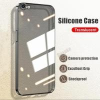 ราคา สําหรับapple iPhone 5 5S SE 2016 6 6s 7 8 Plus X XR XS Max iPhone SE2 SE3 2020 2022 Slim FITโปร่งใสสีเทายืดหยุ่นซิลิโคนนุ่มป้องกันสีเหลืองกันกระแทกJelly Case (29221339037)
