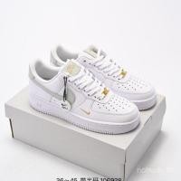 ราคา Air Force 1 07 Air Force 1 No.1 low-Top All-Match รองเท้าผ้าใบสีขาวและสีเทา (44077827094)