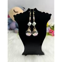 ราคา ต่างหู ลูกเต๋า ลูกบอลแก้ว (25981762198)