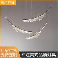 ราคา โคมไฟระย้ารูปนกขนนกสร้างสรรค์มีเอกลักษณ์ทันสมัย ล็อบบี้ของโรงแรมตกแต่งแผนกขายโคมระย้าโต๊ะทรายไฟศิลปะ WZQX (26064096237)