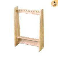 ราคา Dotsheep ที่วางคันเบ็ด ไม้แท้ 10 ช่อง Fishing Rod Rack ชั้นวางคันเบ็ด ที่วางคันเบ็ด พร้อมเคลือบ 974 (29890486980)