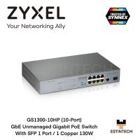 ราคา Switch (สวิตช์) Zyxel GS1300-10HP (10-Port) GbE Unmanaged Gigabit PoE Switch ของใหม่ประกัน 2ปี (16673826232)