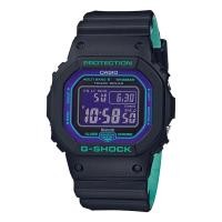 ราคา Casio G-Shock นาฬิกาข้อมือผู้ชาย สายเรซิ่น รุ่น GW-B5600BL,GW-B5600BL-1 - สีดำ-ม่วง (2090333854)