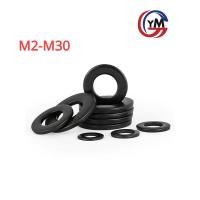 ราคา [YMH1] เกรด 8.8 แหวนอีแปะ แหวนรอง น็อตสกรู สีดํา M2-M30 / Flat Washer M2-M30 (24281434212)
