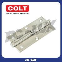 ราคา COLT บานพับประตูสเตนเลส 304 ถอดขวา รุ่น 80 ขนาด 4 นิ้ว x 7.9 มม. (แพ็ก 2 ชิ้น) สีสเตนเลส (24132278633)