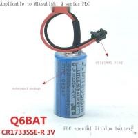 ราคา ใหม่ 1PCS เหมาะสําหรับ Mitsubishi CR17335SE-R 3V Q6BAT Mitsubishi Q series server PLC แบตเตอรี่ลิเธียม GT15-BAT (56104112751)