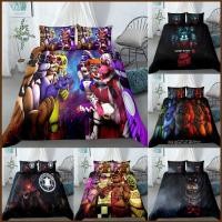 ราคา SQ2 Five Nights At FreddyS 3in1 4in1 ชุดเครื่องนอนผ้าปูที่นอนผ้านวมปลอกหมอนห้องนอนล้างทําความสะอาดได้หอพักนักเรียน (47504137139)