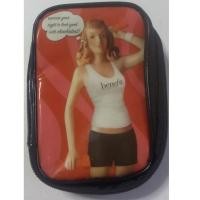 ราคา กระเป๋าหนังแก้วเคลือบหนาพิมพ์ลาย ใส่เครื่องสำอาง benefit ขนาด 5 × 7 นิ้ว (24571558461)