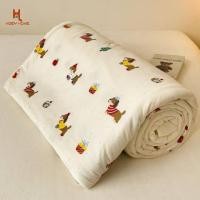 ราคา ผ้านวมฤดูร้อน ผ้านวมบาง น่ารัก ผ้าห่มใยถั่วเหลือง ผ้าห่มผ้าฝ้าย 5 ฟุต 6.5 ฟุต (28085216916)